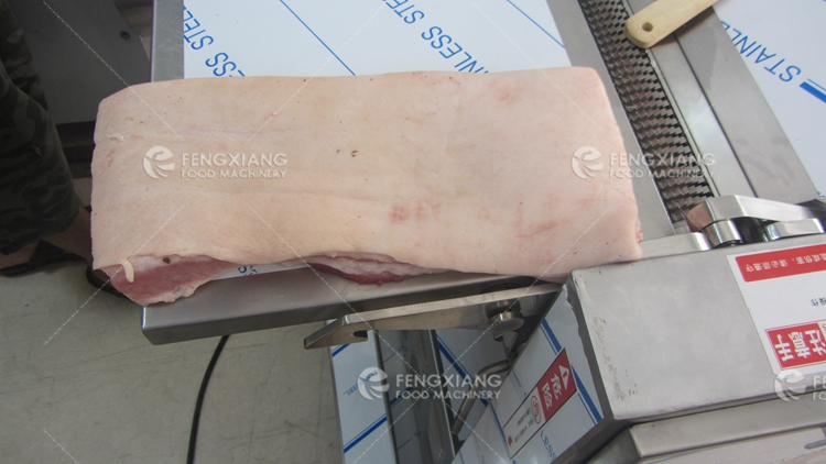 pork skin removing machine